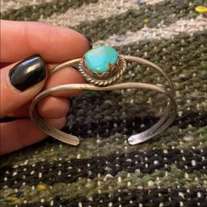 Turquoise cuff bracelet